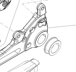 Bremssattelhalter V4 E5/E5+